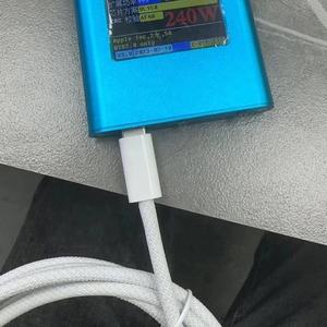 Nylon-geflochtenes 1M 2M 2 Meter PD 240W Typ C USB-C zu USB-C Schnelllade- und Datenkabel mit individuellem Logo - Product Image 5