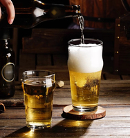 Verres à bière transparents de 19oz verres à bière surdimensionnés de grande capacité Soda Craft verre à boire sans plomb pour Restaurant