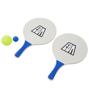 Gỗ Bãi Biển Vợt Tennis Trò Chơi Ngoài Trời Mái Chèo Vợt Tennis Tùy Chỉnh Mái Chèo Vợt