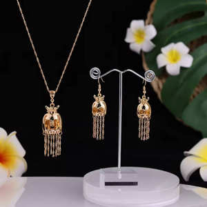 Suministro directo de fábrica Precio barato <span class=keywords><strong>Cascos</strong></span> Collar con colgante grande Joyería para cadena de cuerda de tapa personalizada - Product Image 4