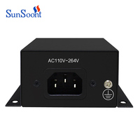 Injecteur PoE Gigabit dc 52v, 1000 mb/s, sortie 90W, alimentation bt sur éclairage Ethernet, protection, adaptateur PoE pour l'extérieur, 5 pièces