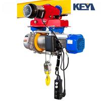 Nouvelle palan électrique miniature KEYI de type CDK de 1 tonne avec chariot électrique mobile, câble en acier, télécommande, indice de protection IP54, 220V/380V
