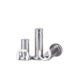 LeGood Pasadores de horquilla de cabeza plana de 5x12mm de largo Acero inoxidable 304 con anillo de retención ranurado - Product Image 4