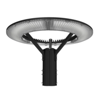 Lampu Taman LED AC 80W Kecerahan Tinggi 150LM/W Rumah Aluminium IP65 Tahan Air Lampu Tiang Luar Ruangan 5 Tahun 120 5000K