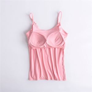 Débardeur de sport court respirant pour femme, sans armatures, avec dentelle et patchwork, couche de base intégrée - Product Image 3