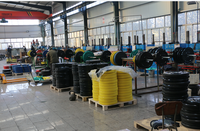 Haltères personnalisés en caoutchouc noir écologiques, durables, antidérapants, unisexes, pour plaques de poids, entraînement de fitness à domicile