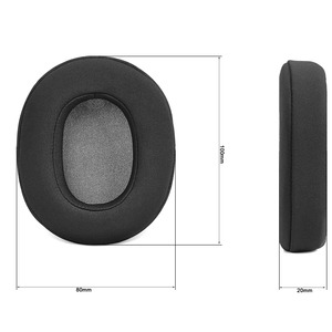Coussinets d'oreille de remplacement pour <span class=keywords><strong>Skullcandy</strong></span> Hesh 3/ANC/Evo <span class=keywords><strong>Crusher</strong></span> Wireless, en tissu Yoga doux, respirant, avec mousse à mémoire de forme - Product Image 6