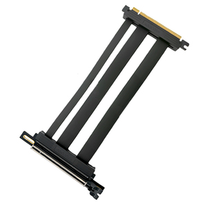 การ์ดต่อขยาย KBQCONN PCI Express 5.0 X16 พร้อมสายต่อแบบยืดหยุ่น 90 องศา สำหรับเชื่อมต่อคอมพิวเตอร์ - Product Image 1