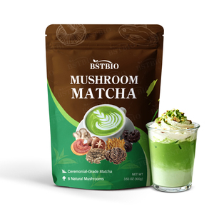 BSTBIO Mistura De Cogumelos Naturais Orgânicos Cerimonial Grau Matcha Em Pó MCT Óleo com Cogumelo Matcha - Product Image 2