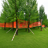 Filet de rebond commercial pour aire de jeux extérieure, équipement de parc de trampolines, filet de rebond pour enfants, aventure familiale, designs personnalisés Netstribe