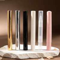 Tube cosmétique vide personnalisable 1,5 ml 2 ml 3 ml 4 ml 5 ml pour fard à paupières, brillant à lèvres, stylo applicateur rotatif pour vernis à ongles