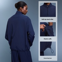 SHINBENE hiver grande taille imperméable réversible écologique Nylon quart Zip femmes pull en plein air léger randonnée