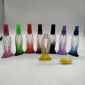 Bán Buôn 16Ml Cá Hình Dạng Chai Nước Hoa Thủy Tinh Với Đầy Màu Sắc Nhựa Bơm Phun Đầy Màu Sắc Có Thể bịt kín Phun Chai - Product Image 2