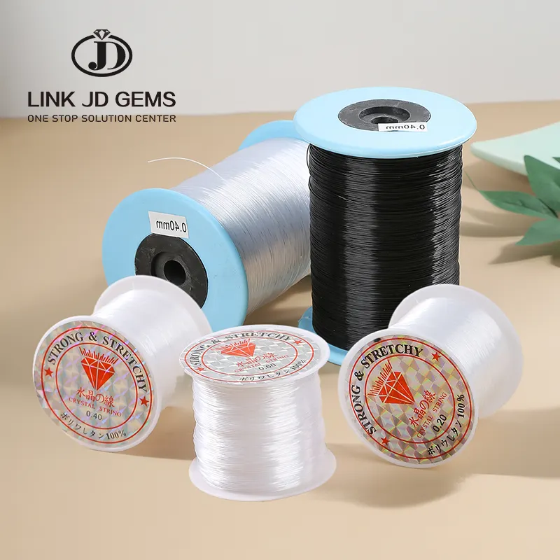 Jewelry Making Silk Thread Non-Elastic Fishing Line Braided Round Wire Transparent Crystal Plastic Cord