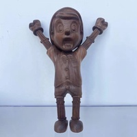 Figurine en bois sculptée à la main personnalisée, Pinocchio 26 cm, pour la décoration du salon, du bureau, de la collection