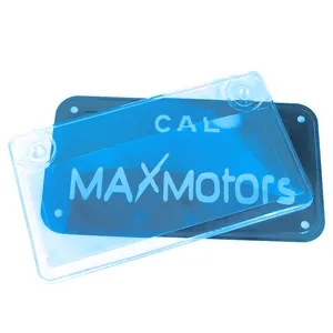 Blurry License Plate Cover Shield Plastic Acrylic Reflective License Plate Holder