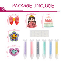 Vente en gros de jouets créatifs pour enfants personnalisés, artisanat artistique, peinture au diamant, autocollants de dessins animés, kit de peinture au diamant pour enfants