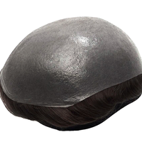 Prothèses capillaires pour hommes Newtimes Hair en cheveux naturels, ultra-fines 0.03, avec base en PU et ligne frontale naturelle