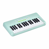 Music Gift 32-Key Piano Electronic Keyboard ABS Plastic Wooden Frame 16-Tone 6 Percussion 10 Rhythms 10 Demo Songs Avocado