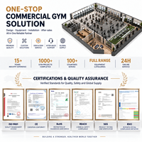 TOPTONS - Solution complète de centre de fitness clé en main, équipement de gym personnalisé de 1000 m², machines de musculation et de cardio, directement de l'usine