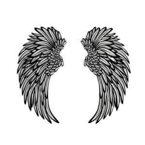 Alas de Ángel con Luces LED, Mural de Metal, Alas de Plumas de Ángel, Artesanía de Decoración de Pared, Fotografía, 1 Par - Product Image 2