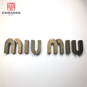 Oro metálico de corte láser libertad Logotipo de metal retroiluminada signo carta en <span class=keywords><strong>la</strong></span> pared - Product Image 3