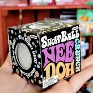 NeeDoh Snow Ball Crunch Pinch Musique Silicone & TPE Jouet à presser sensoriel unisexe pour le soulagement du stress - Product Image 5