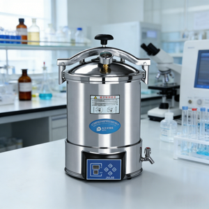 Esterilizador Portátil <span class=keywords><strong>de</strong></span> Vapor para Autoclave con Pantalla LED, Esterilizador Portátil para <span class=keywords><strong>Laboratorio</strong></span> - Product Image 1