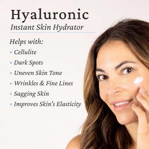 Crema Hidratante Reafirmante para Estrías y Piel Seca con Ácido Hialurónico, Loción Corporal y Facial para Adultos - Product Image 4