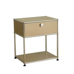 Armoire latérale Ins moderne simple <span class=keywords><strong>Table</strong></span> de chevet en acier inoxydable de luxe médiéval <span class=keywords><strong>avec</strong></span> combinaison de rangement pour canapé pour tables de chevet - Product Image 5