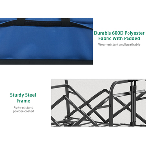 Heavy Duty <strong>Folding</strong> Camping <strong>Wagon</strong> With 600D Oxford Fabric For Outdoor Hiking - Product Image 5