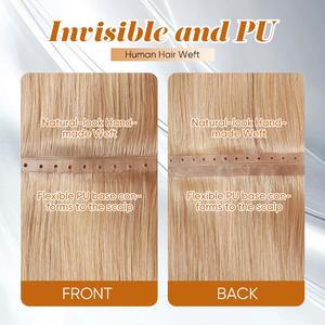 Ekstensi Rambut Manusia Asli Rusia Remy Virgin Double <span class=keywords><strong>Drawn</strong></span> Berkualitas Tinggi, Model Butterfly Hair Hole Invisible XO <span class=keywords><strong>Hand</strong></span> Tied Weft - Product Image 4