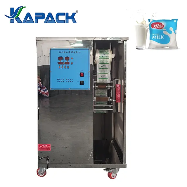 Produzione automatica della macchina imballatrice del sacchetto di yugurt del latte fresco di pastorizzazione di KAPACK