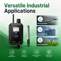 Vente en gros WES OEM LoRa 4G Moniteur de niveau de liquide sans fil IP67 Étanche Sonde de profondeur d'eau submersible pour l'irrigation intelligente des fermes