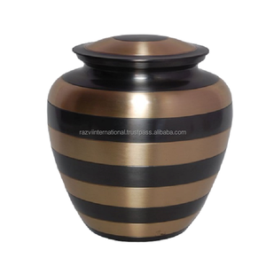 Gold Finished European Style Adult Metal Handicrafts Hot Selling Funeral <b>Ashes</b> Use Cremation Urns Razvi International - Product Image 3