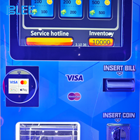 Machine à échange de monnaie à écran tactile BLEE, écran de 21,5 pouces, autocollants personnalisables en plusieurs devises pour centre commercial
