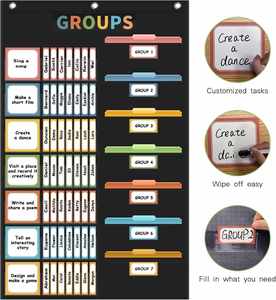 Tabla de Gestión de Grupos con Tarjetas, Imprescindible para Maestros, Organizador de Tareas, Material de Aprendizaje para Primaria y Educación en Casa - Product Image 5