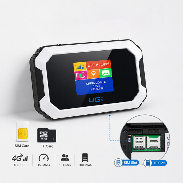 Customizable OLAX MT80 4G Pocket WiFi Router 150Mbps Portable MiFi Wireless Hotspot Global Version SIM Slot Mobile Routers