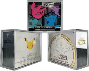 Étui de protection rigide transparent en acrylique pour boîte d'entraînement d'élite Pokémon (ETB) – Présentoir anti-poussière - Product Image 1