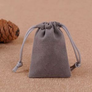 Bolsa de Terciopelo con Logotipo Personalizado, Bolsa de Terciopelo con Cordón, Bolsas de Regalo de Tela para Empaque, 30*40CM - Product Image 5