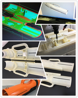 Usine chinoise, échantillon de fabrication de produits électroniques, prototypage d'aluminium, service de fraisage cnc POM PC ABS plastique cnc, pièces d'usinage