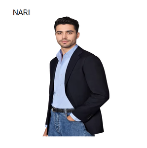 NARI Italian Luxury 100% Kaschmir Anzug Mantel Short und Slim Fit Casual und Business Style Winterkleid ung für Herren - Product Image 1