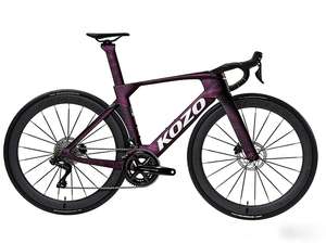 Vélo aérodynamique professionnel en fibre de carbone 700C SHIMANO 105 DI2 à freins à disque hydrauliques – Vente en gros |   Version Route/TT en option |   OEM accepté - Product Image 2