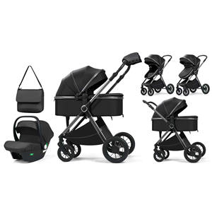 Poussette bébé 3 en 1 de haute qualité, luxe, paysage élevé, multifonctionnelle, pour voyager avec sac à langer, <span class=keywords><strong>siège</strong></span> <span class=keywords><strong>auto</strong></span> - Product Image 6