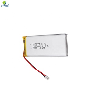 High Quality <strong>Rechargeable</strong> Lithium Polymer Batteries <strong>Cell</strong> 3.7v <strong>600mah</strong> 2000mah Lipo Battery 803273 for Air Purifier/Bluetooth - Product Image 6