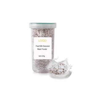 Maschera Viso in Polvere di Alghe Marine 400g, Maschera Illuminante Effetto Seta e Latte OEM - Product Image 1