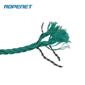 ROPENET Polypropylene PP danline 3 /4 strands twisted PP floating polysteel rope for fishing marine Fishing Rope PP Danline
