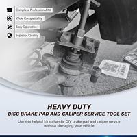 Ensemble d'outils de remplacement de plaquettes de frein, compresseur d'étrier de frein à disque automobile en acier au carbone OEM personnalisé, boîtier rigide