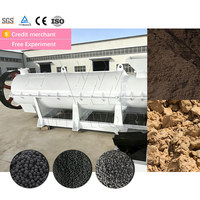 Máquina granuladora de fertilizantes orgánicos WINWORK para la formación de compost en polvo a partir de estiércol de pollo