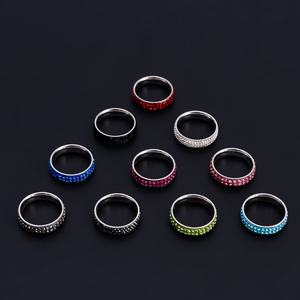 Anillos de Compromiso de Fábrica Directa para Mujer, Joyería de Cristal CZ, Regalos de Aniversario, Precio Económico - Product Image 6